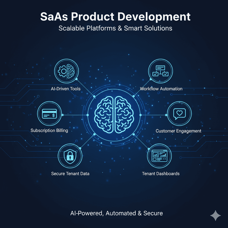 SaaS Product Development - Scalable subscription platforms and cloud-based software solutions